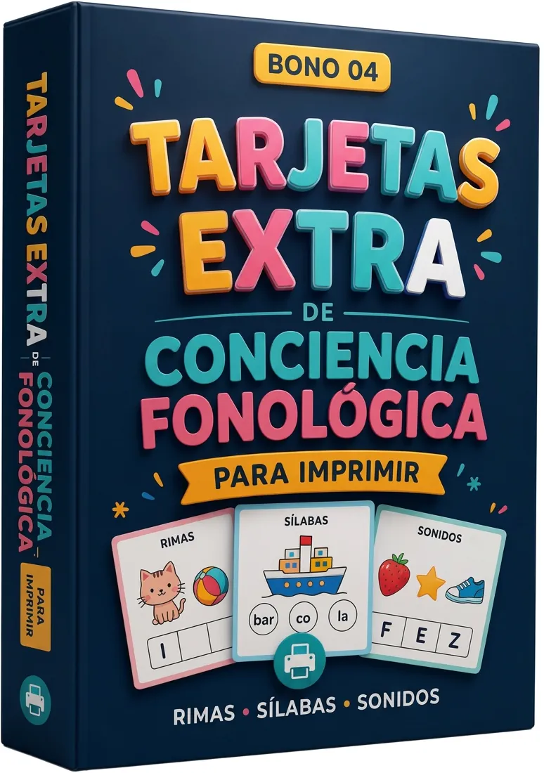 Tarjetas Extra de Rimas, Sílabas y Sonidos